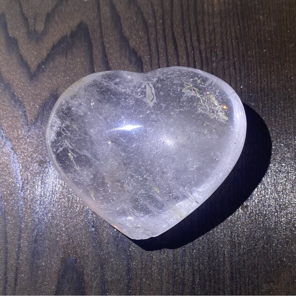 #4 Clear Quartz Heart